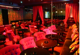 The interior of P1 nightclub Budapest